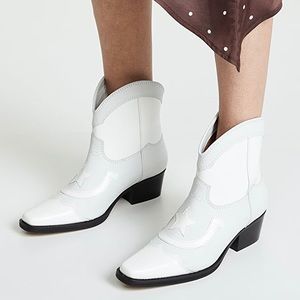 Ganni Meg Western Cowboy Bootie